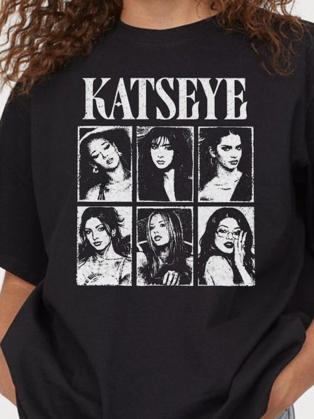 Katseye Dreamwave Retro Pop Graphic Shirt